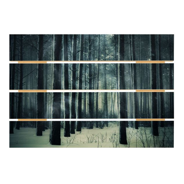 Stampa su legno - Mystic Winter Forest - Orizzontale 2:3