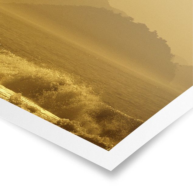 Poster - Costa d'oro - Panorama formato orizzontale