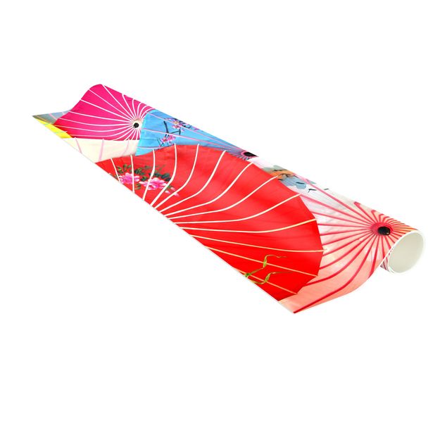 Tappeti multicolor Gli ombrelloni cinesi