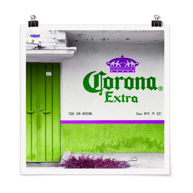 Poster - Corona Verde Extra - Quadrato 1:1
