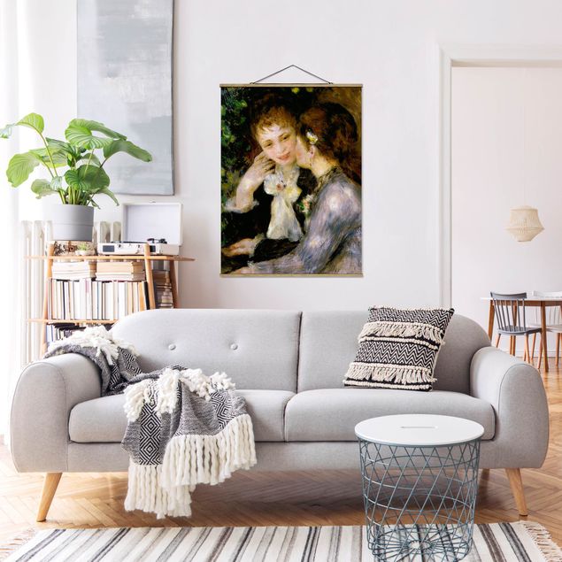 Foto su tessuto da parete con bastone - Auguste Renoir - Confessions - Verticale 4:3