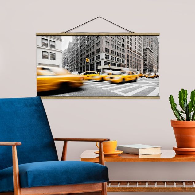 Foto su tessuto da parete con bastone - Rapid New York - Orizzontale 1:2