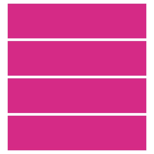 Carta adesiva per mobili IKEA - Malm Cassettiera 4xCassetti - Colour Pink