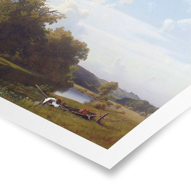 Poster - Albert Bierstadt - Riverside - Orizzontale 2:3