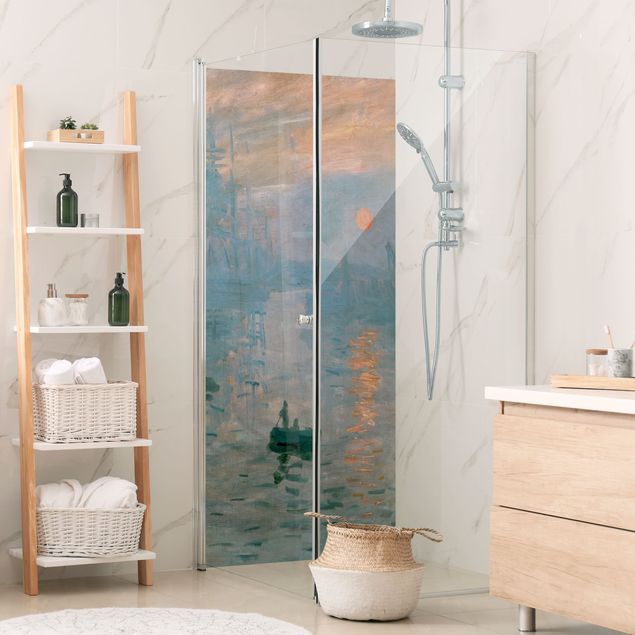 Rivestimenti per doccia alluminio dibond Claude Monet - Impressione (alba)