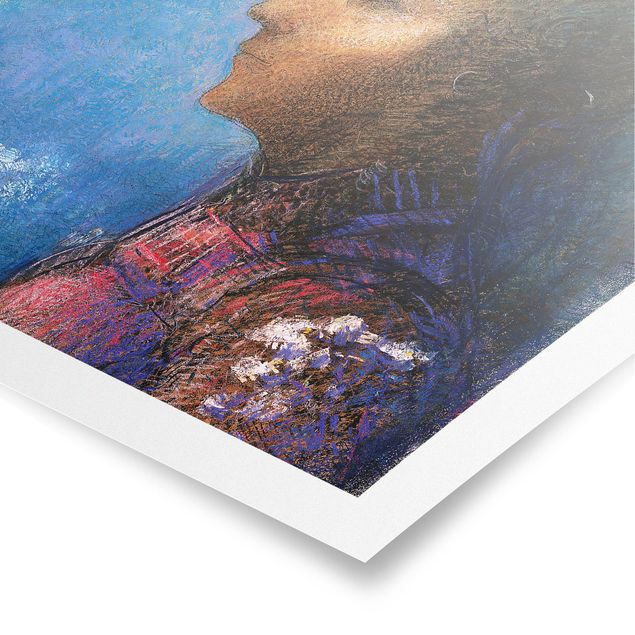 Poster - Odilon Redon - Profilo - Le Drapeau - Quadrato 1:1