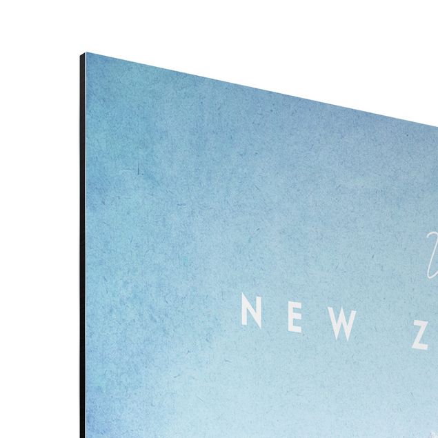 Stampa su alluminio - Poster Viaggi - Nuova Zelanda - Verticale 4:3