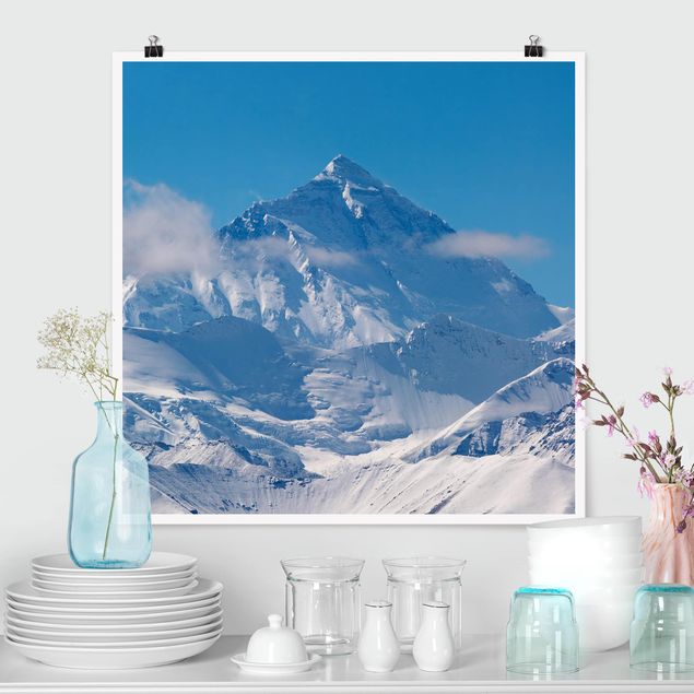 Poster - Monte Everest - Quadrato 1:1