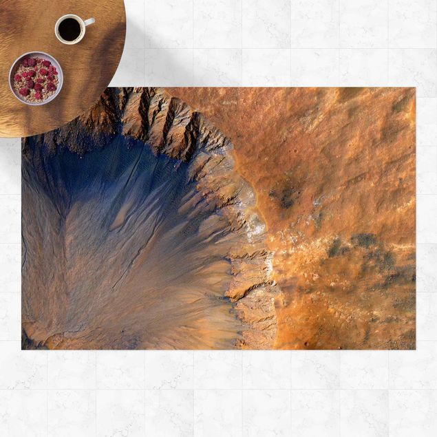 Tappeto per terrazzo esterno Immagine NASA cratere marziano
