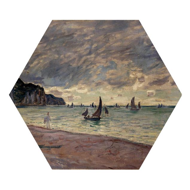 Esagono in legno - Claude Monet - Costa di Pourville