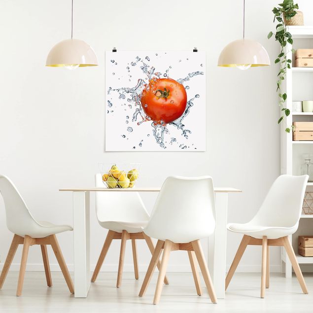 Poster - pomodoro fresco - Quadrato 1:1