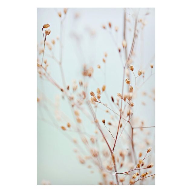 Lavagna magnetica - Gemme pastello su ramo di fiori selvatici