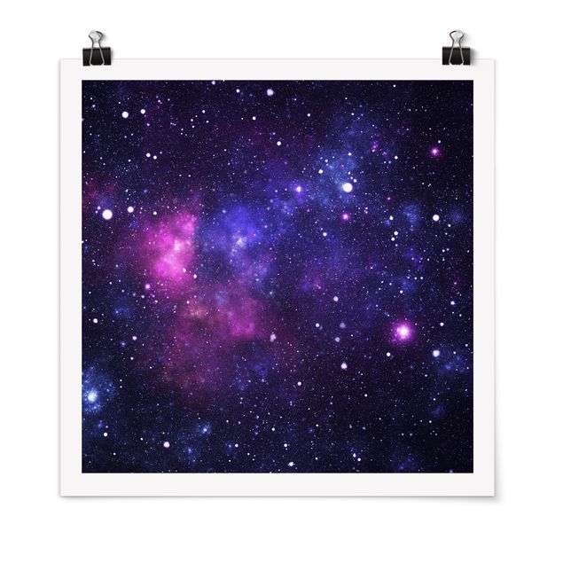 Poster - galassia - Quadrato 1:1