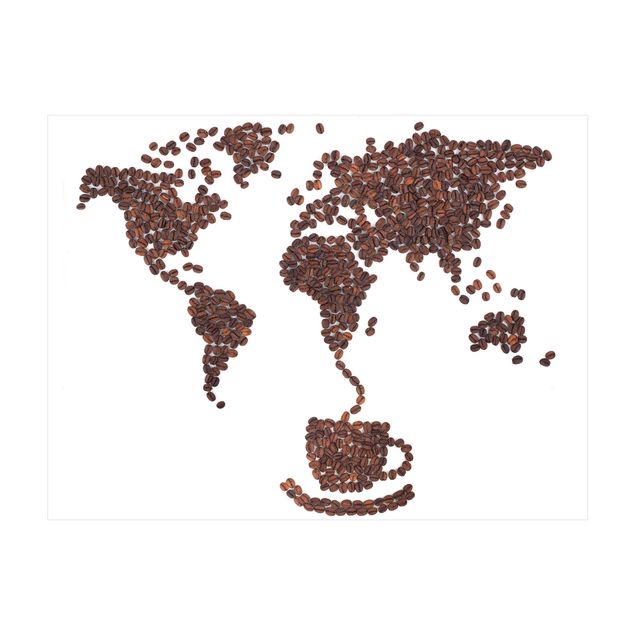 Tappeti grandi Il caffè nel mondo
