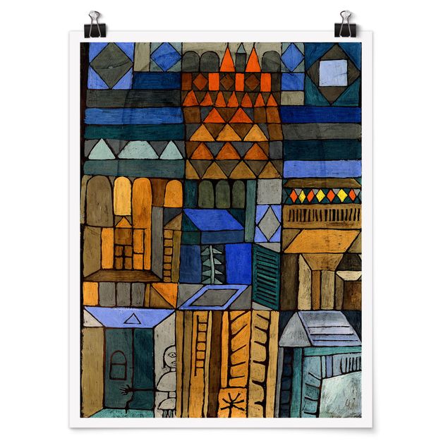 Poster - Paul Klee - fresco incipiente - Verticale 4:3
