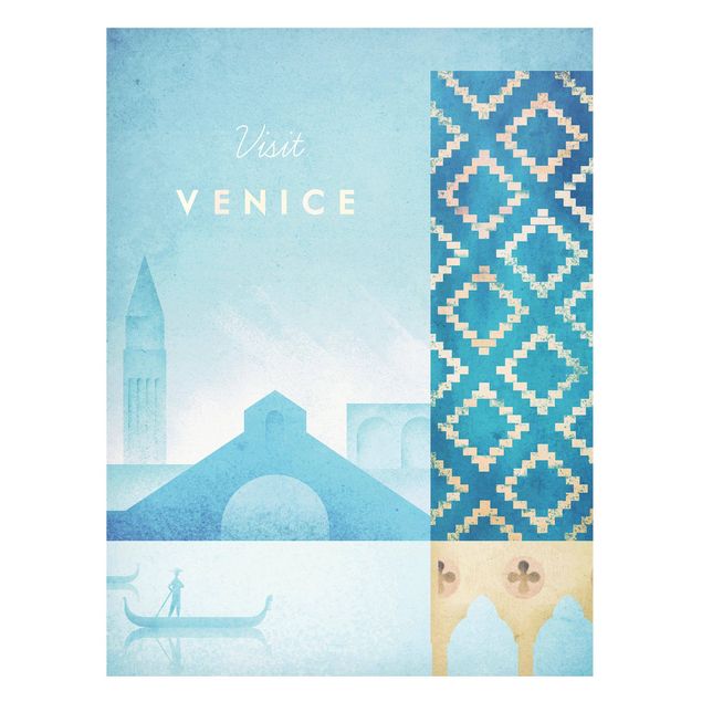 Lavagna magnetica - Poster viaggio - Venezia - Formato verticale 4:3