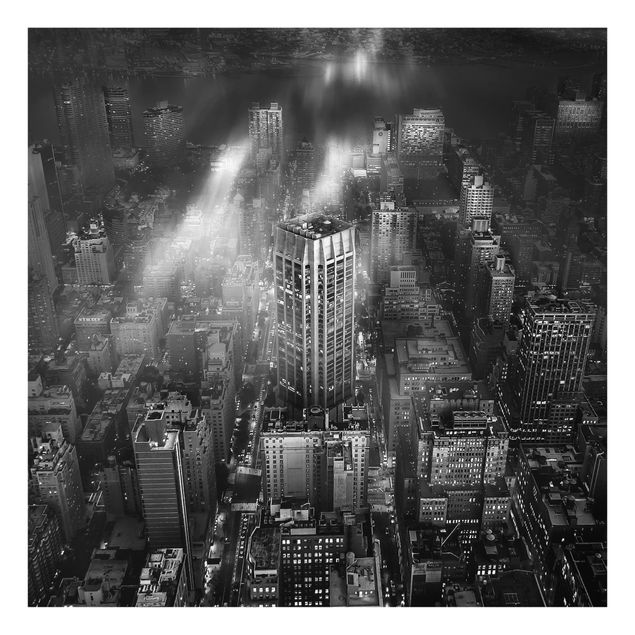Paraschizzi in vetro - Sunlight Over New York City