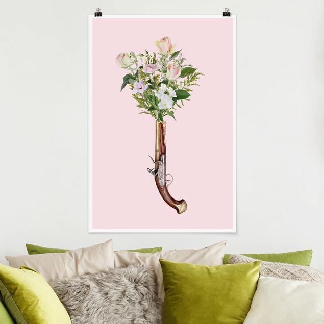 Poster - Jonas Loose - Pistola con i fiori - Verticale 3:2
