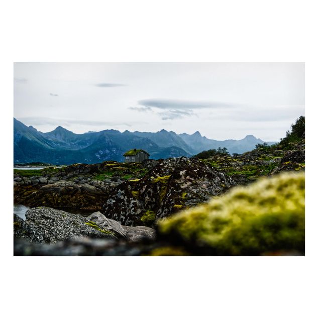Lavagna magnetica - Baita desolata in Norvegia