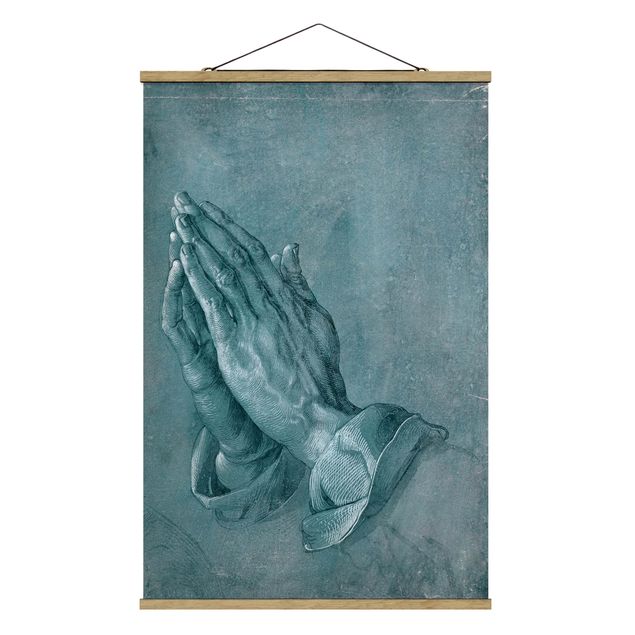 Foto su tessuto da parete con bastone - Albrecht Dürer - Studio di mani in preghiera - Verticale 3:2