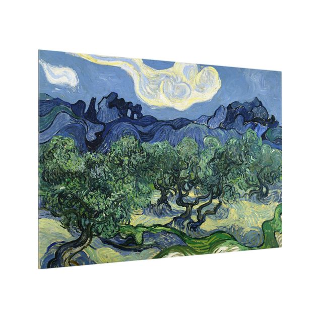 Paraschizzi in vetro - Vincent van Gogh - Olive Trees