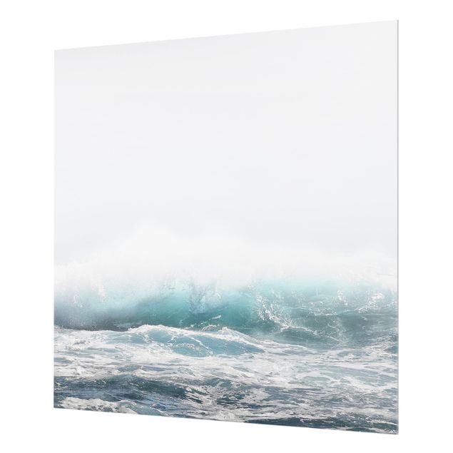 Paraschizzi in vetro - Grande onda alle Hawaii - Quadrato 1:1