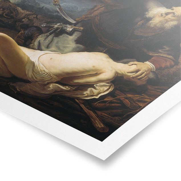 Poster - Rembrandt van Rijn - Il sacrificio di Isacco - Verticale 3:2