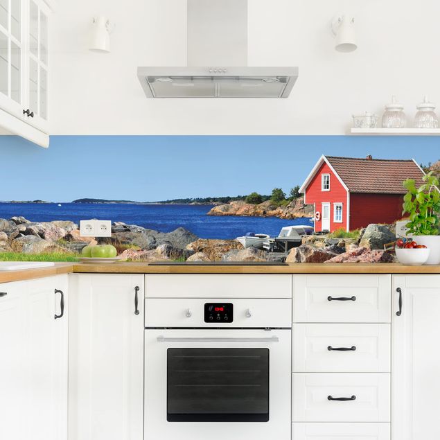 pannello adesivo per cucina Vacanze in Norvegia