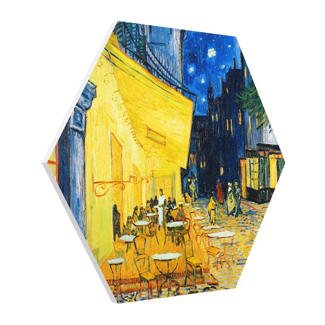 Esagono in forex - Vincent Van Gogh - Terrazza del caffe ad Arles