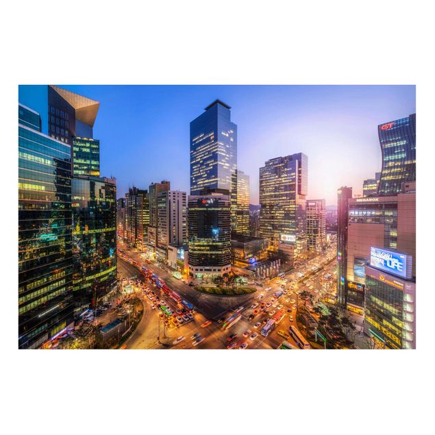 Lavagna magnetica - Luci cittadine di Gangnam