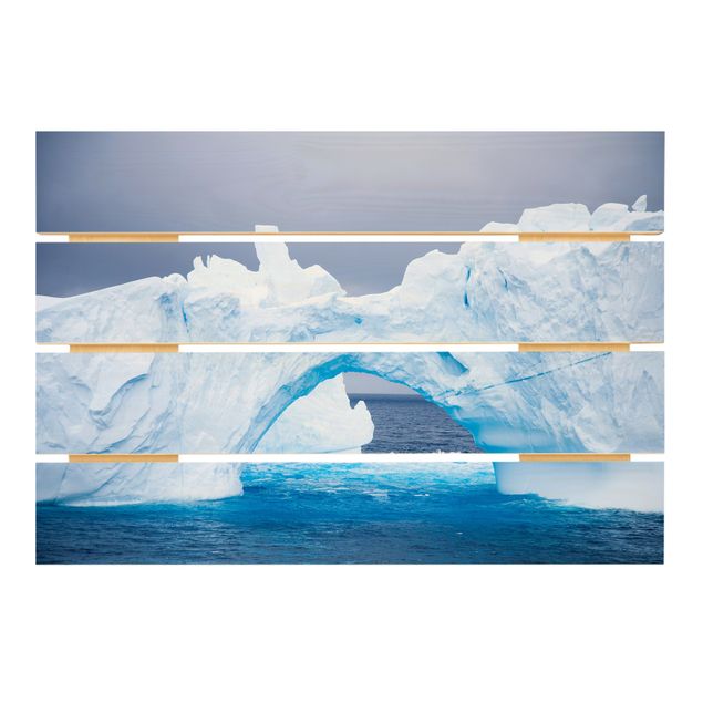 Stampa su legno - iceberg antartico - Orizzontale 2:3