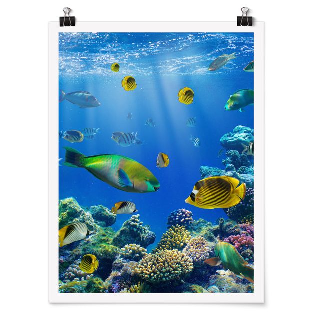 Poster - Underwater Lights - Verticale 4:3