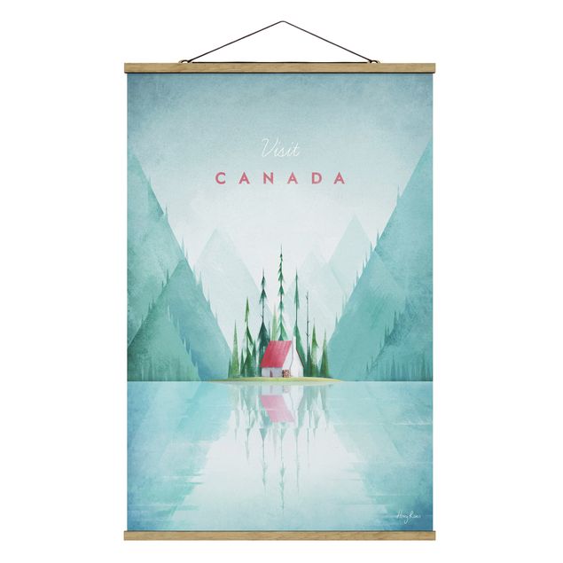 Foto su tessuto da parete con bastone - Poster di viaggio - Canada - Verticale 3:2