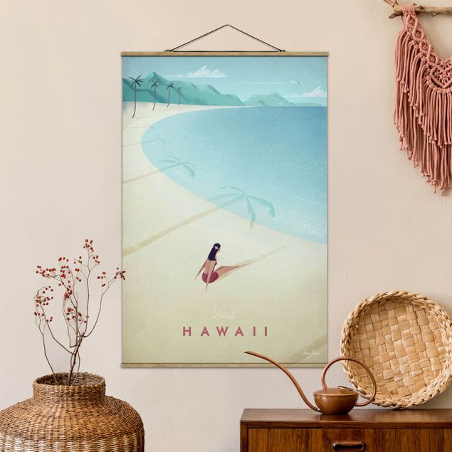 Foto su tessuto da parete con bastone - Poster Viaggi - Hawaii - Verticale 3:2