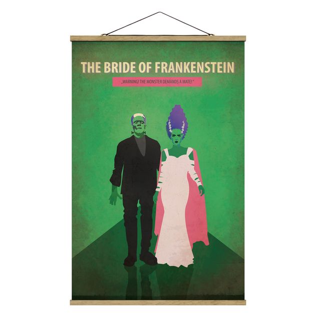 Foto su tessuto da parete con bastone - Poster del film La moglie di Frankenstein - Verticale 3:2