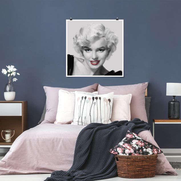 poster vintage originali Marilyn sul divano