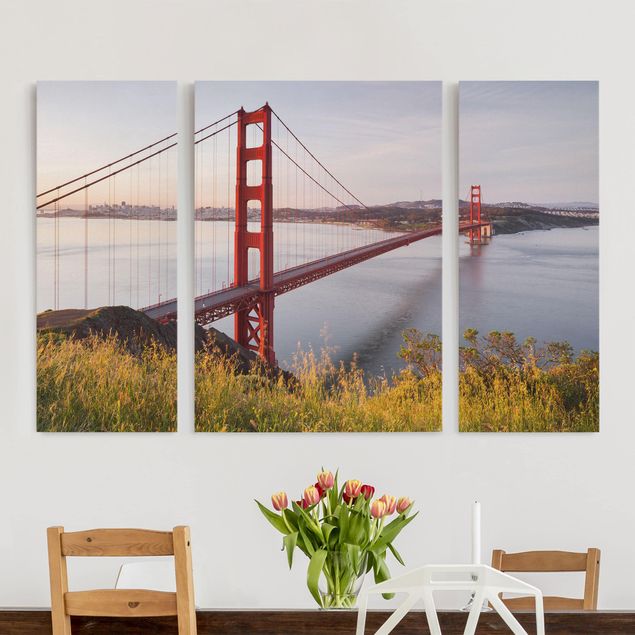 Stampe su tela città Ponte del Golden Gate a San Francisco