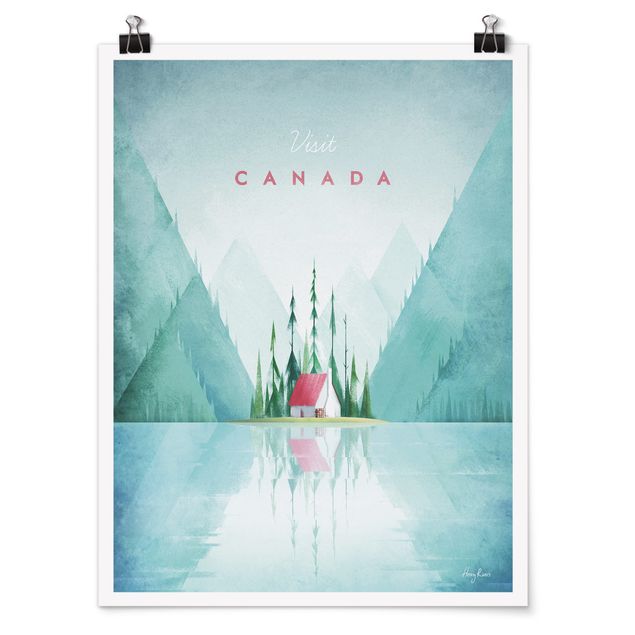 Poster - Poster di viaggio - Canada - Verticale 4:3