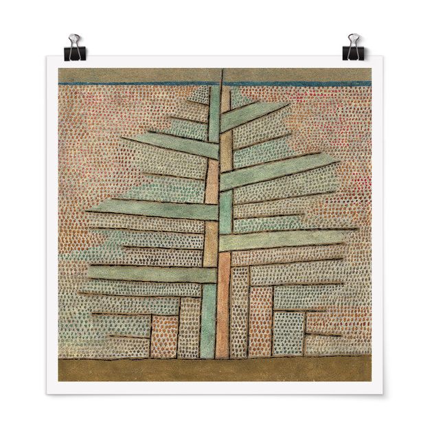 Poster - Paul Klee - Kiefer - Quadrato 1:1