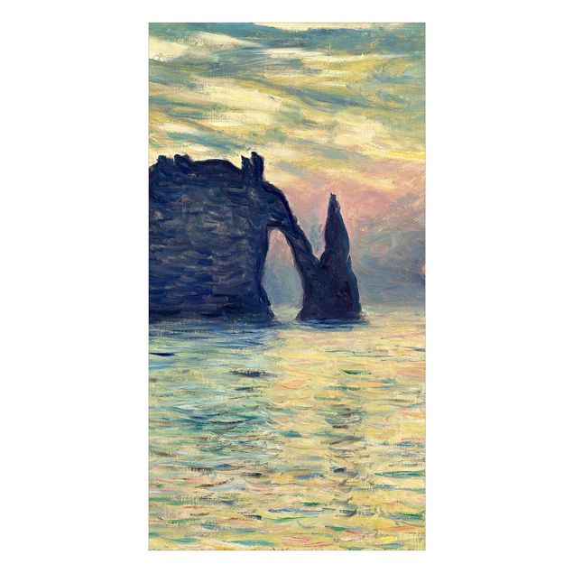 Rivestimento per doccia - Claude Monet - Roccia al tramonto