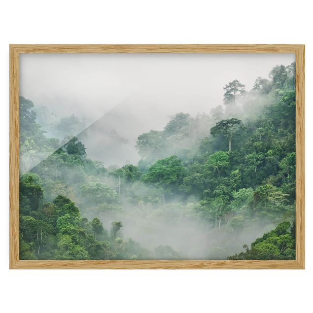 Poster con cornice - Jungle In The Fog - Orizzontale 3:4