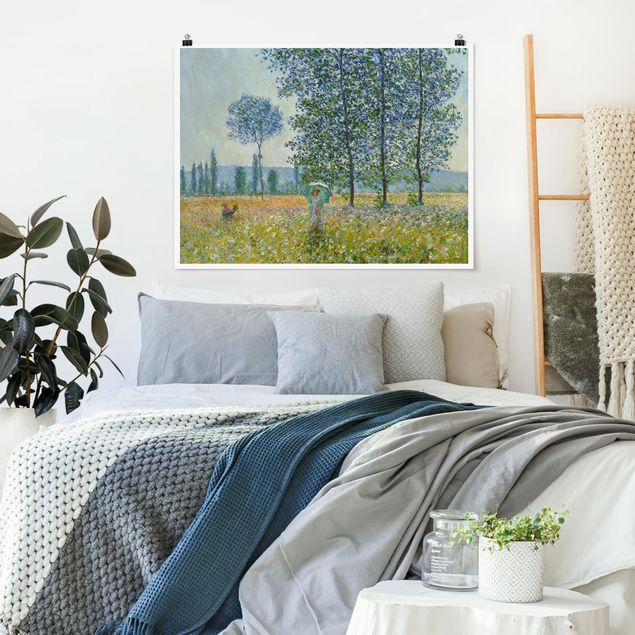Poster - Claude Monet - campo in primavera - Orizzontale 3:4
