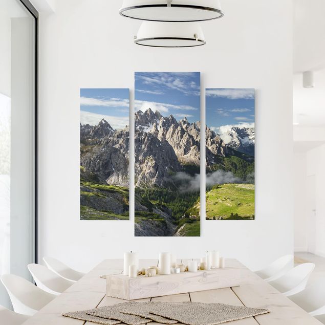 Quadri moderni per soggiorno Alpi italiane