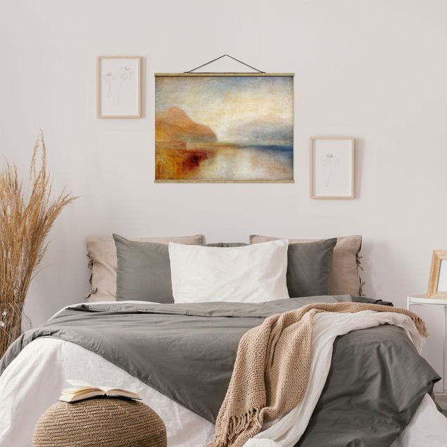 Foto su tessuto da parete con bastone - William Turner - Monterosa - Orizzontale 3:4