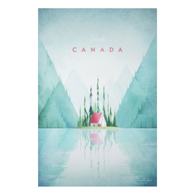 Stampa su alluminio - Poster di viaggio - Canada - Verticale 3:2
