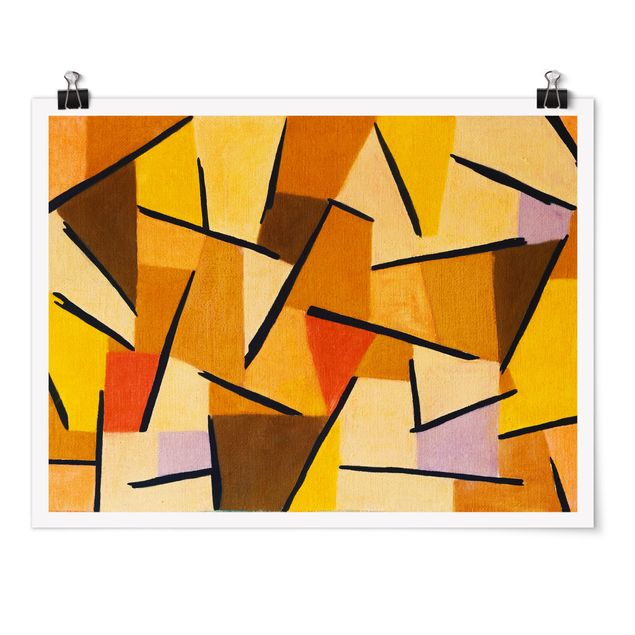 Poster - Paul Klee - Lotta armonizzato - Orizzontale 3:4