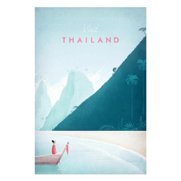 Lavagna magnetica - Poster Viaggio - Thailandia - Formato verticale 2:3