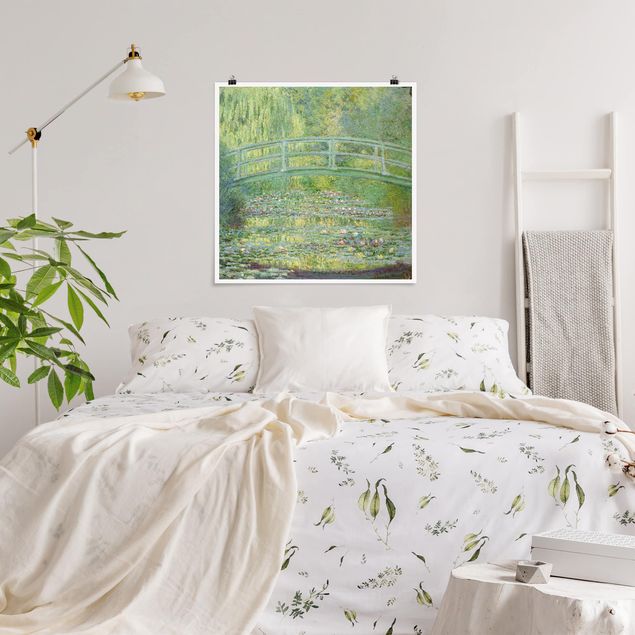 Poster - Claude Monet - Ponte giapponese - Quadrato 1:1