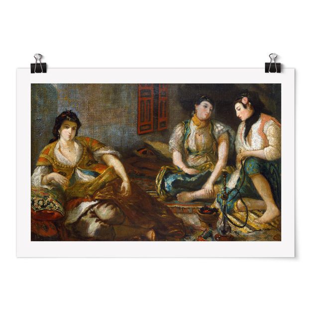 Poster - Eugène Delacroix - Tre donne arabe - Orizzontale 2:3