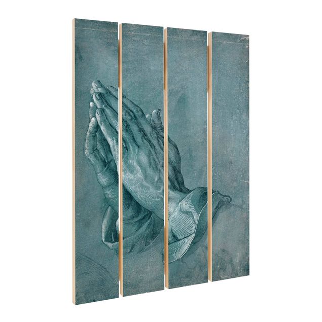 Stampa su legno - Albrecht Dürer - Studio di mani in preghiera - Verticale 3:2